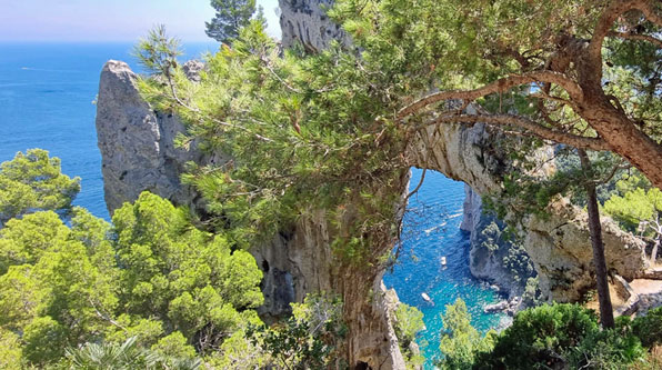 Der arco naturale auf Capri