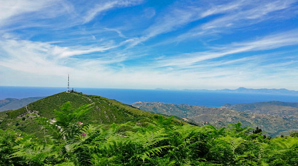 Panoramablick vom Monte Stella im Cilento