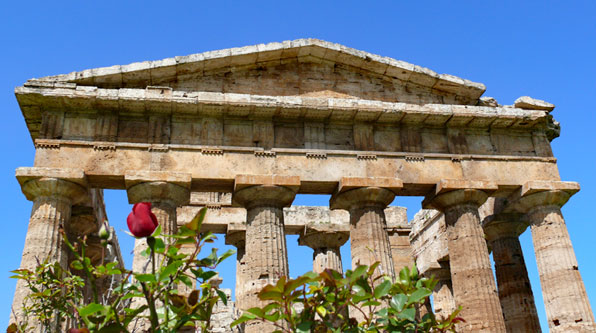 Der Poseidontempel in Paestum