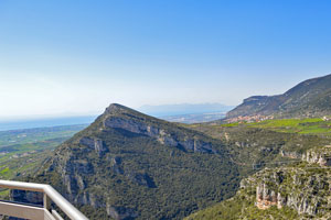 Blick von Trentinara auf den Monte Sottano