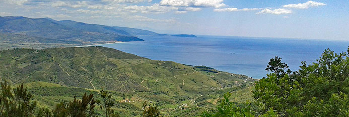 Ausblick auf die Cilentoküste