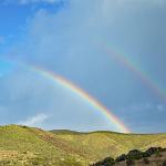 Regenbogen nach einem Regenschauer...auch das ist Frühling in Castellabate