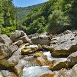 Wildwasserspiele am Clore Fluss