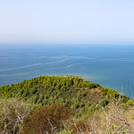 Ausblick auf den Leuchtturm vor der Punta Licosa