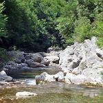 Der Calorefluss im Hinterland des Cilento Nationalpark