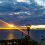 Terrasse in Castellabate über dem Meer