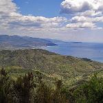 Direkt nach Gelso, traumhaftes Panorama auf die Küste im Südcilento